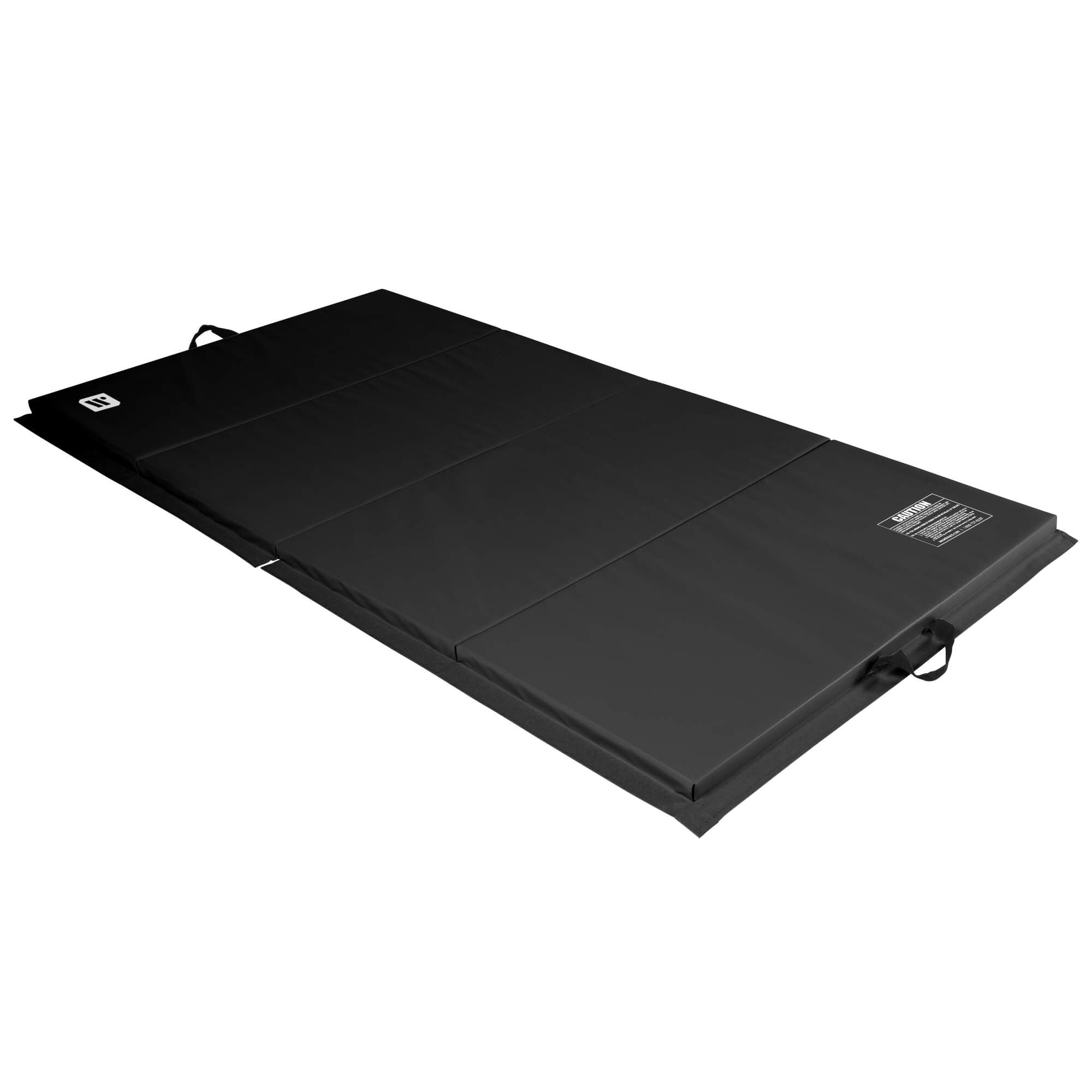 Black exercise online mat