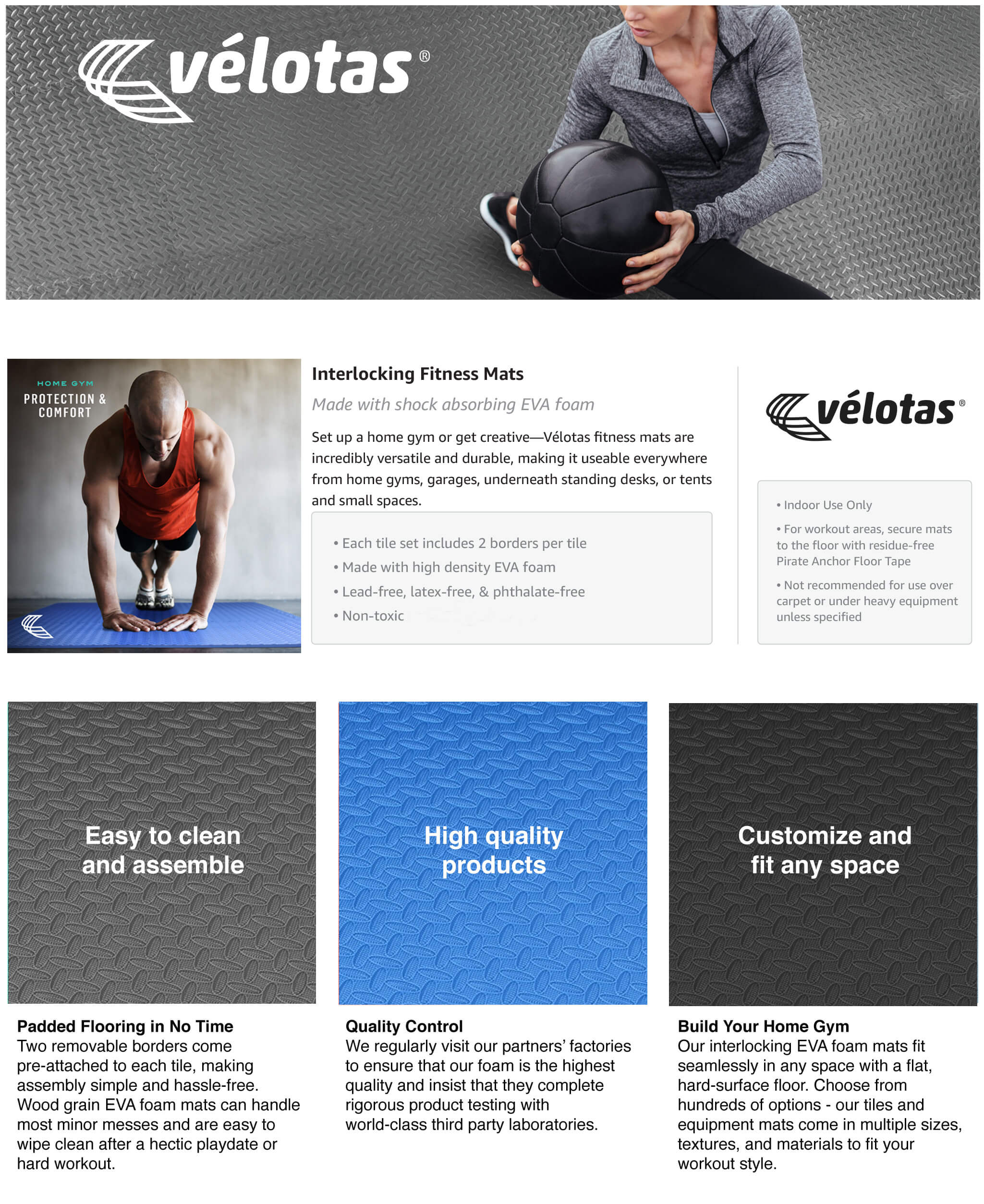 Workout mats discount for home gym